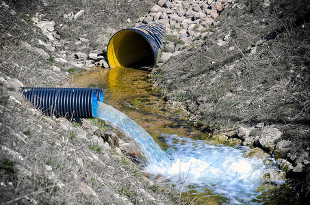 废水管污染环境图片