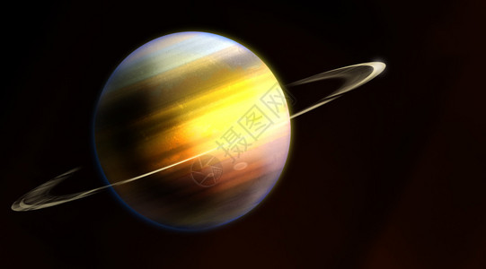 土星太阳系的行星图片