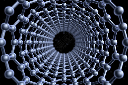 内部石墨烯分子结构背景图片