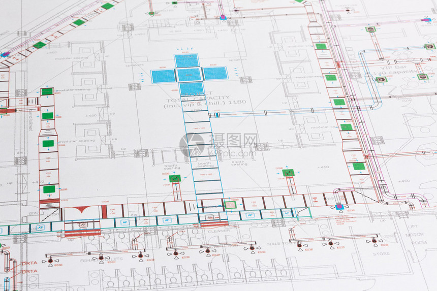 空调等建筑师布置图图片