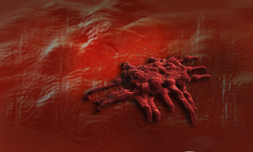 3d软件制作的胃癌细胞图片