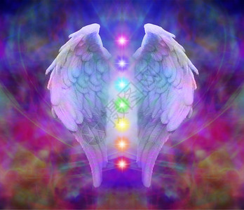 天使轮融资天使翼在色彩多的背景上有7个设计图片