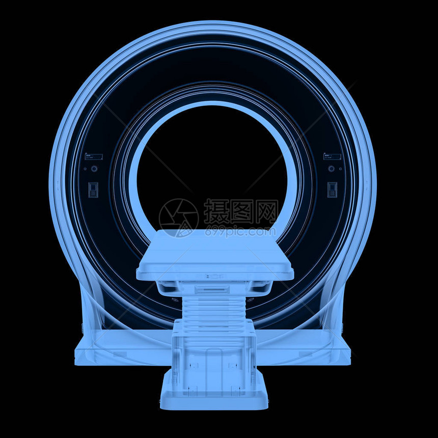 3d进行X射线有菌扫描机或磁共振图片