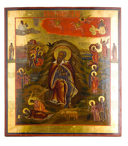 东正教的标志与上帝的天使形象背景图片