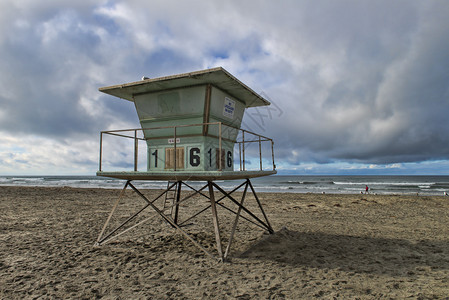 加利福尼亚州海滨第16号救生塔图片