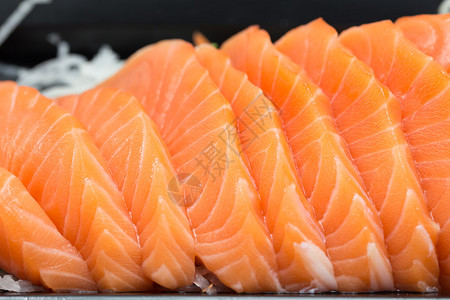 切三文鱼日本料理图片