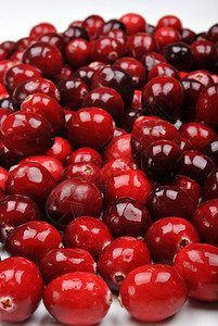 一些甜的新鲜的有机的蔓越莓图片