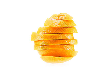 清鲜的多汁切片橙色图片