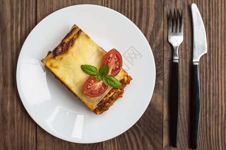 Lasagna传统意大利食图片