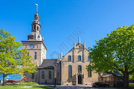 奥斯陆大教堂或挪威奥斯陆市的奥斯陆Do图片