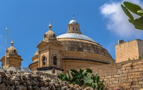 马耳他的Mgarr教堂在图片
