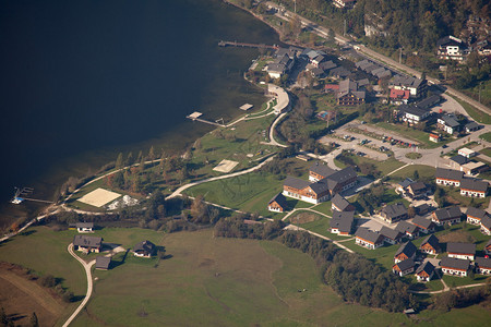 奥地利萨尔兹卡默古特Obertraun湖和Hallstat图片