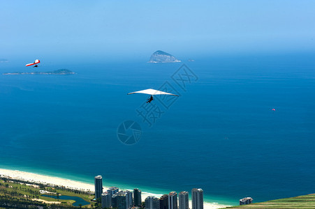 巴西里约热内卢吊挂滑高清图片