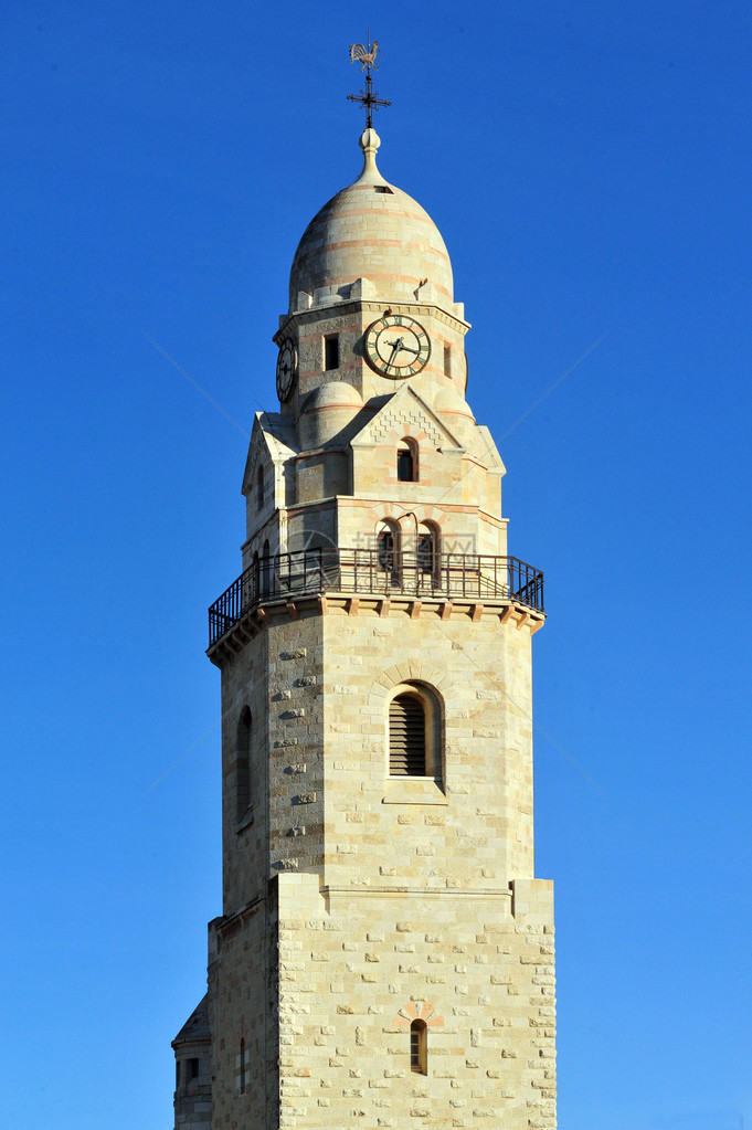 以色列耶路撒冷MtZion教堂的HagiaMariaSionA图片