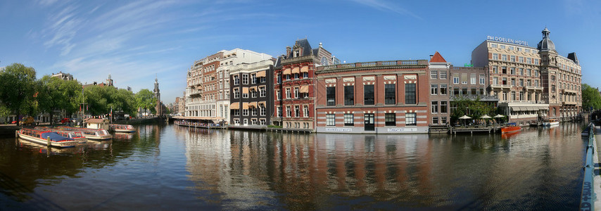 荷兰阿姆斯特丹全景城图片