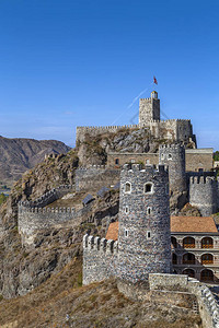 拉巴特城堡是格鲁吉亚阿哈尔茨基赫的中世图片
