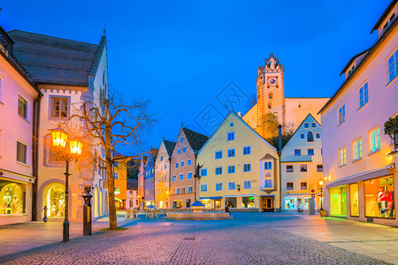 德国巴伐利亚的菲森镇图片