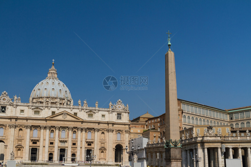 意大利罗马教廷梵蒂冈的建筑物圣彼得巴西利卡教图片