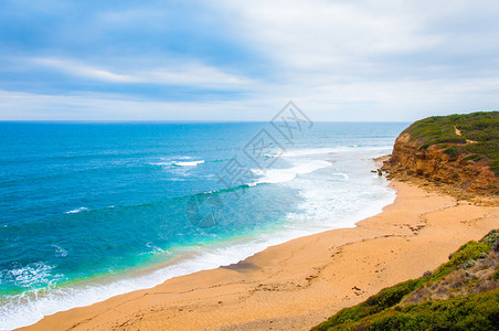 贝尔斯坦贝尔斯海滩是澳大利亚维多利亚的一个沿海地区背景