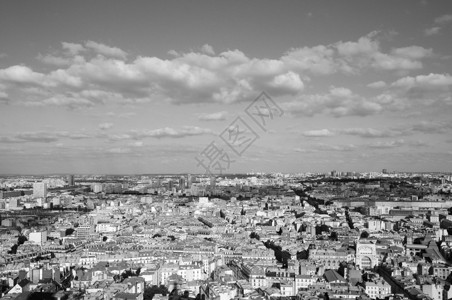 巴黎城市景观背景图片