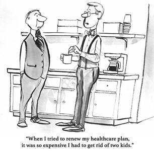医保成本非常高的医学漫画图片