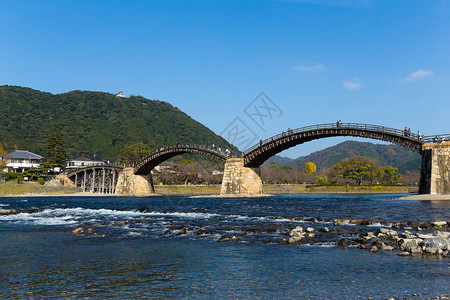 日本锦带桥观图片