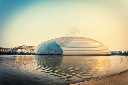 北京大剧院圆顶图片
