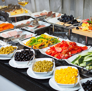 餐厅食物菜单彩色照片图片