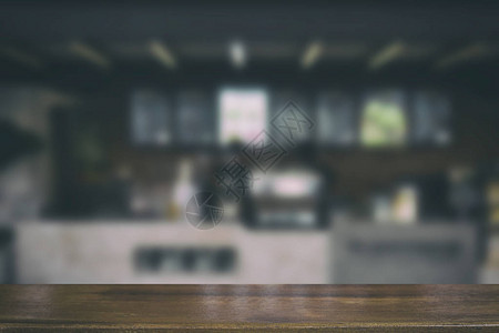 咖啡厅咖啡店自助餐厅带木桌的餐厅内部背景图片