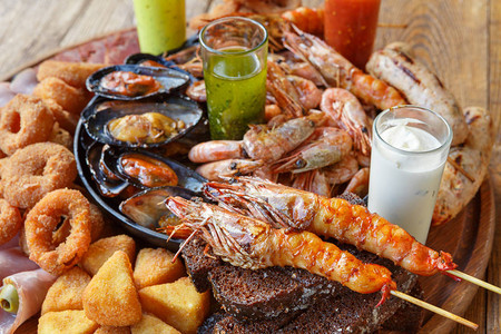 地中海美食餐厅食物特写图片