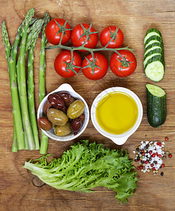 健康饮食概念食品套装图片