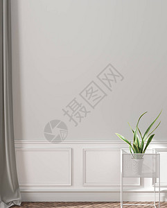 现代家居室内墙壁模型3d渲染图片