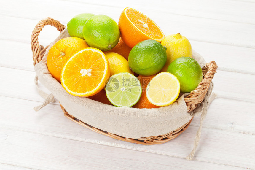 柑橘水果橙子石灰和柠图片