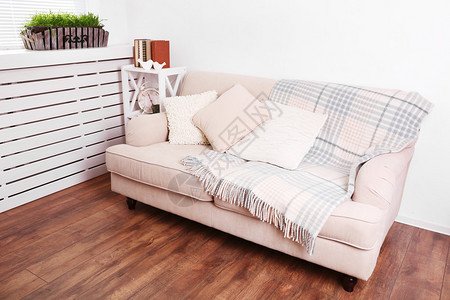 带舒适沙发的现代客房室内图片