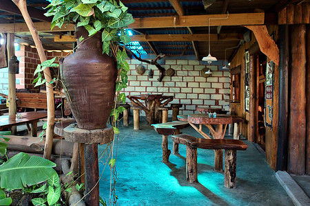 非洲内地咖啡厅高清图片