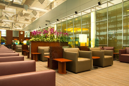 现代室内机场休息室的图片图片