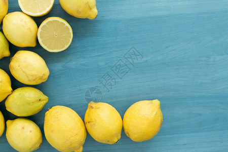 酸和黄色水果图片