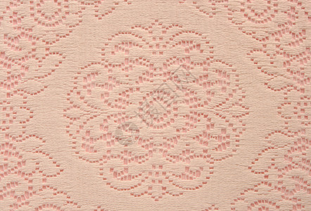 粉红色上的Beige蕾带折叠图片