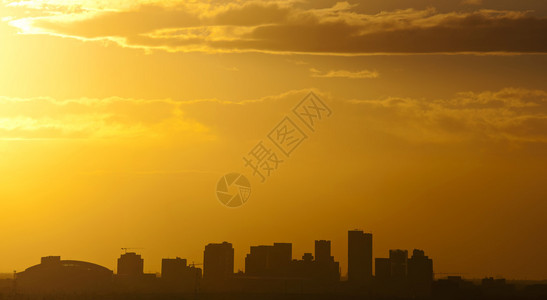 凤凰城亚利桑那州日落的图片