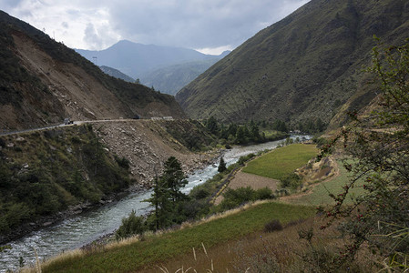 不丹Paro河图片