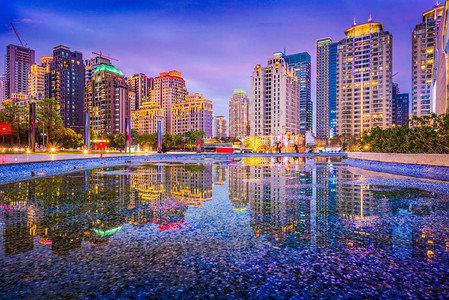 台中城市夜景图片