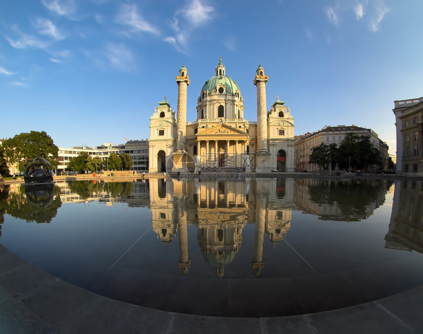 维也纳圣查尔斯大教堂图片