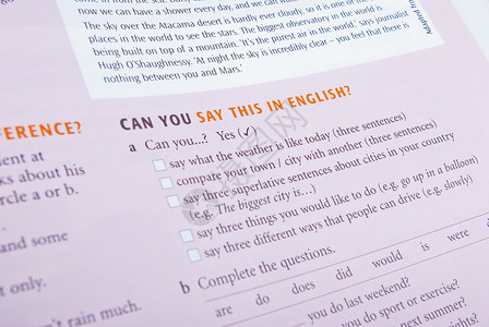 英文课程手册一图片