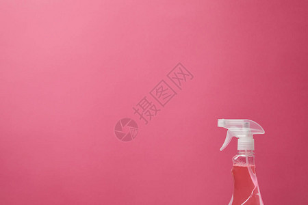 喷雾瓶含有粉红色上隔图片