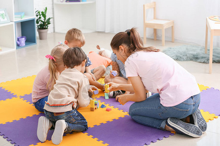 幼稚儿幼儿园有托儿所教师背景图片