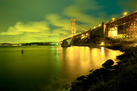 金门大桥美国加利福尼亚州旧图片