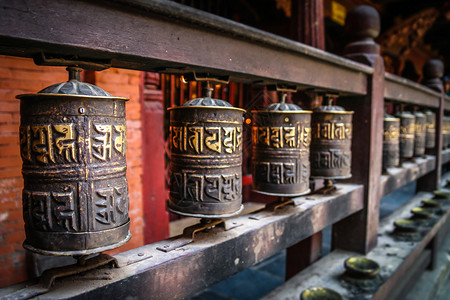 在尼泊尔的佛教寺庙图片