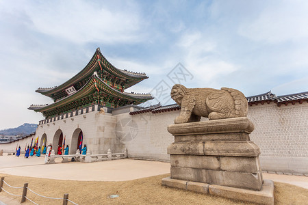 韩国首尔景福宫图片