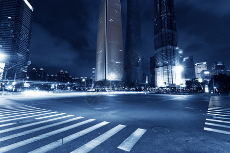 上海浦东城市之夜图片