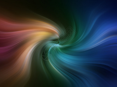 计算机生成的彩色漩涡背景图片